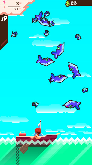 Ridiculous Fishing Android Game: Chainsaws, Miniguns, Wooden Phones…And ...